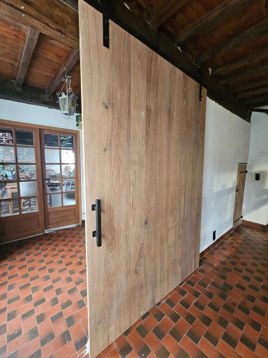 Porte coulissante en chêne Porte coulissante en chêne